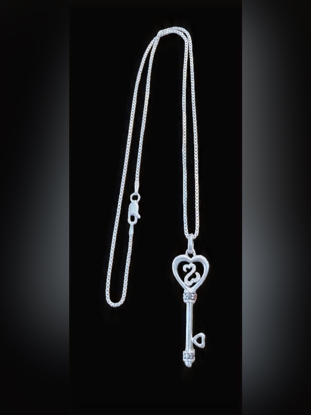 KAY Diamond Open Heart Key Necklace by Jane Seymour